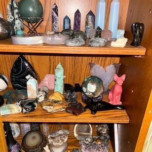 Beautiful crystals all shapes styles and kinds